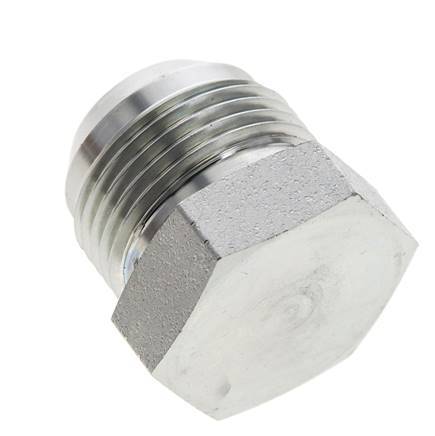 JIC Plug UN 1-3/16INCH-12 Steel 170bar (2388.5psi)