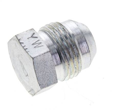 JIC Plug UNF 3/4INCH-16 Steel 275bar (3863.75psi) [2 Pieces]