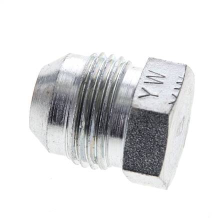 JIC Plug UNF 3/4INCH-16 Steel 275bar (3863.75psi) [2 Pieces]