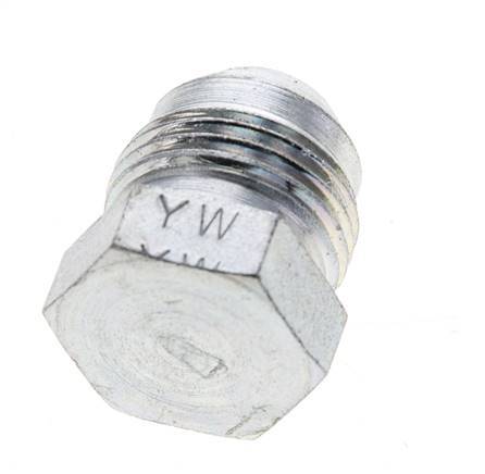 JIC Plug UNF 3/4INCH-16 Steel 275bar (3863.75psi) [2 Pieces]