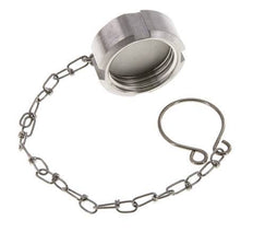 Cap Nut Rd34 X 1/8'' DN 15 Stainless Steel 1.4404 NBR DIN 11851 FDA 21 with Chain