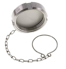Cap Nut Rd65 X 1/6'' DN 40 Stainless Steel 1.4404 NBR DIN 11851 FDA 21 with Chain
