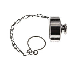 Cap Nut Rd34 X 1/8'' DN 15 Stainless Steel 1.4301 NBR DIN 11851 FDA 21 with Chain
