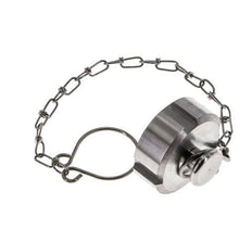 Cap Nut Rd34 X 1/8'' DN 15 Stainless Steel 1.4301 NBR DIN 11851 FDA 21 with Chain