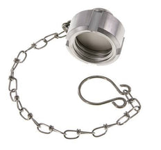 Cap Nut Rd28 X 1/8'' DN 10 Stainless Steel 1.4301 NBR DIN 11851 FDA 21 with Chain