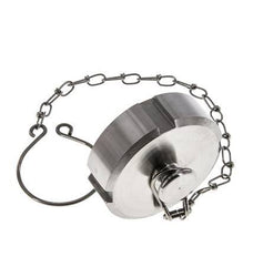 Cap Nut Rd52 X 1/6'' DN 25 Stainless Steel 1.4404 NBR DIN 11851 FDA 21 with Chain