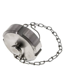 Cap Nut Rd58 X 1/6'' DN 32 Stainless Steel 1.4404 NBR DIN 11851 FDA 21 with Chain