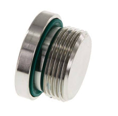 Plug M33 X 2 Steel FKM with Internal Hex 400bar (5620.0psi)