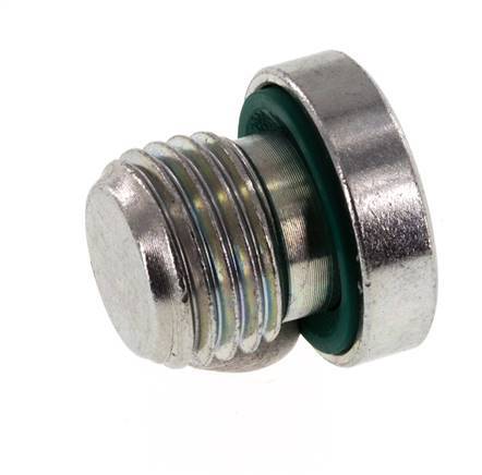 Plug M14 X 1.5 Steel FKM with Internal Hex 400bar (5620.0psi) [2 Pieces]