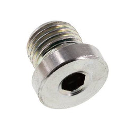 Plug M14 X 1.5 Steel FKM with Internal Hex 400bar (5620.0psi) [2 Pieces]