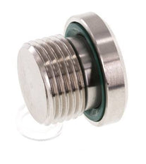 Plug M18 X 1.5 Stainless steel FKM with Internal Hex 400bar (5620.0psi)