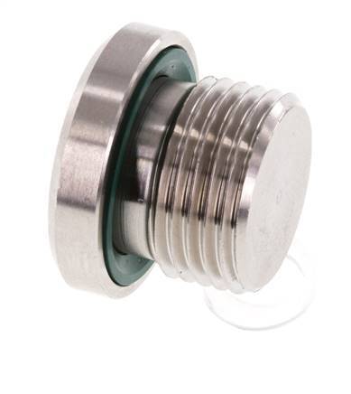 Plug M18 X 1.5 Stainless steel FKM with Internal Hex 400bar (5620.0psi)
