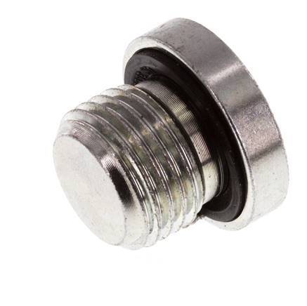 Plug M16 X 1.5 Steel NBR with Internal Hex 400bar (5620.0psi) [2 Pieces]