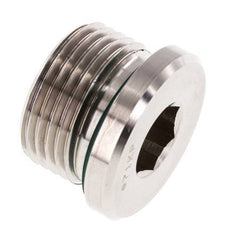 Plug M27 X 2 Stainless steel FKM with Internal Hex 400bar (5620.0psi)