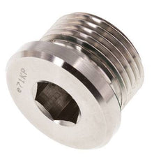 Plug M27 X 2 Stainless steel FKM with Internal Hex 400bar (5620.0psi)