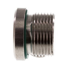 Plug M22 X 1.5 Stainless steel FKM with Internal Hex 400bar (5620.0psi)