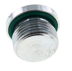 Plug M27 X 2 Steel FKM with Internal Hex 400bar (5620.0psi)