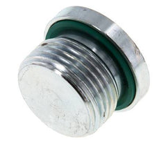 Plug M27 X 2 Steel FKM with Internal Hex 400bar (5620.0psi)