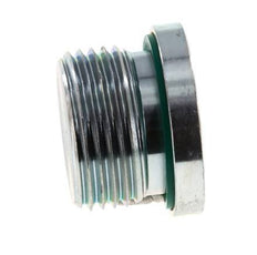 Plug M27 X 2 Steel FKM with Internal Hex 400bar (5620.0psi)