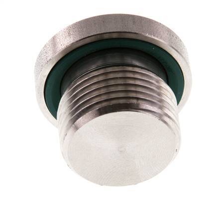 Plug M20 X 1.5 Stainless steel FKM with Internal Hex 400bar (5620.0psi)