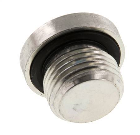 Plug M18 X 1.5 Steel NBR with Internal Hex 400bar (5620.0psi) [2 Pieces]