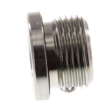 Plug M27 X 2 Steel NBR with Internal Hex 400bar (5620.0psi)