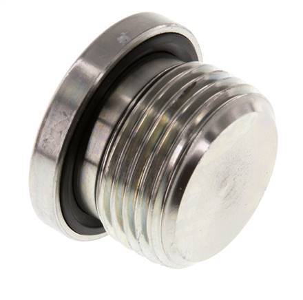 Plug M27 X 2 Steel NBR with Internal Hex 400bar (5620.0psi)