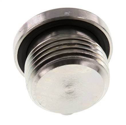 Plug M27 X 2 Steel NBR with Internal Hex 400bar (5620.0psi)