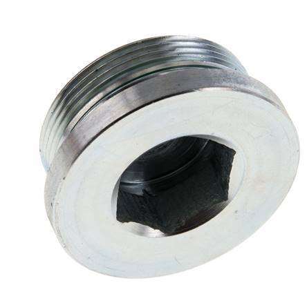 Plug M48 X 2 Steel FKM with Internal Hex 250bar (3512.5psi)