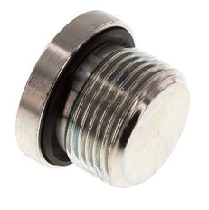 Plug M22 X 1.5 Steel NBR with Internal Hex 400bar (5620.0psi) [2 Pieces]