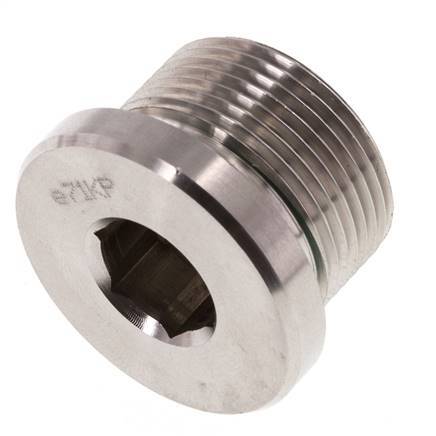 Plug M26 X 1.5 Stainless steel FKM with Internal Hex 400bar (5620.0psi)