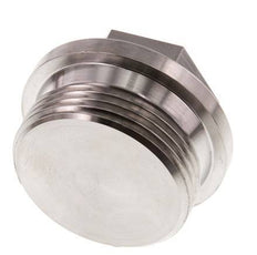 Plug G1 1/4'' Stainless steel with Collar and External Hex 40bar (562.0psi)
