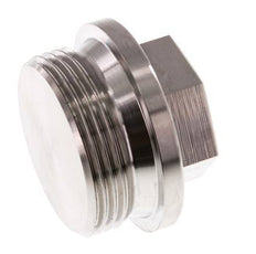 Plug G1 1/4'' Stainless steel with Collar and External Hex 40bar (562.0psi)