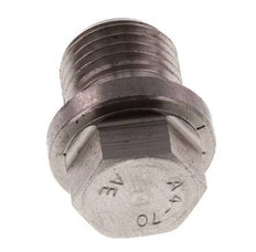 Plug G1/4'' Stainless steel with Collar and External Hex 40bar (562.0psi)