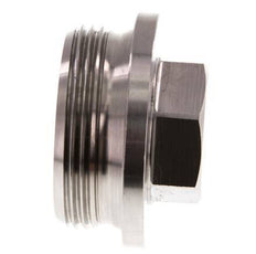 Plug G1 1/2'' Stainless steel with Collar and External Hex 40bar (562.0psi)