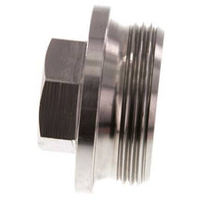 Plug G1 1/2'' Stainless steel with Collar and External Hex 40bar (562.0psi)