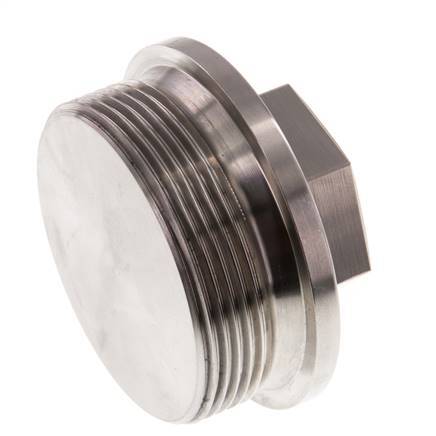 Plug G2'' Stainless steel with Collar and External Hex 40bar (562.0psi)