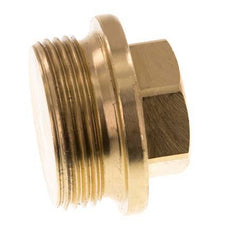 Plug G1 1/4'' Brass with Collar and External Hex 16bar (224.8psi)