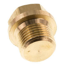Plug G3/8'' Brass with Collar and External Hex 16bar (224.8psi) [2 Pieces]