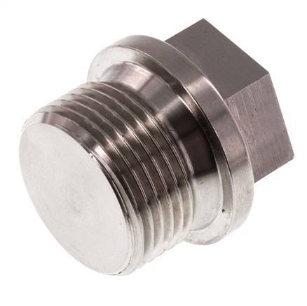Plug G3/4'' Stainless steel with Collar and External Hex 40bar (562.0psi)
