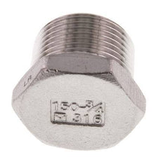 Plug R3/4'' Stainless steel with External Hex 16bar (224.8psi) [2 Pieces]