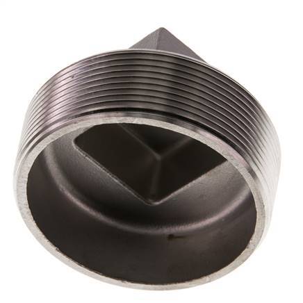 Plug R2 1/2'' Stainless steel with External Square 16bar (224.8psi)