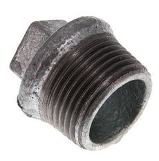 Plug R1'' Malleable cast iron with External Square 25bar (351.25psi) [5 Pieces]