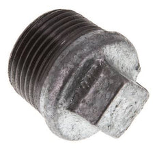 Plug R1'' Malleable cast iron with External Square 25bar (351.25psi) [5 Pieces]