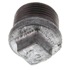 Plug R1'' Malleable cast iron with External Square 25bar (351.25psi) [5 Pieces]