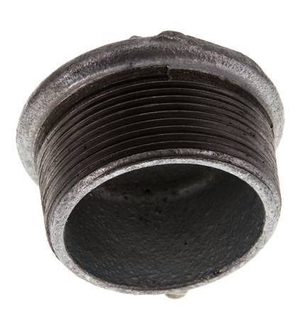 Plug R2'' Malleable cast iron with External Square 25bar (351.25psi) [2 Pieces]