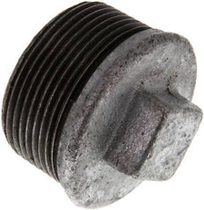 Plug R1 1/2'' Malleable cast iron with External Square 25bar (351.25psi) [2 Pieces]