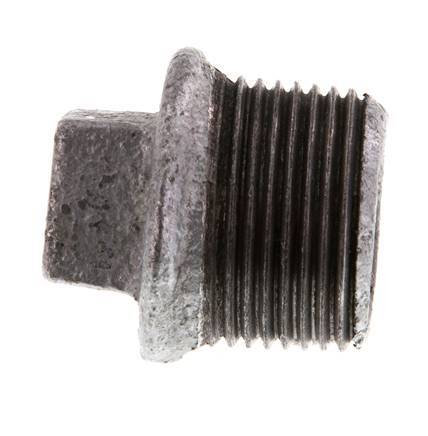 Plug R3/4'' Malleable cast iron with External Square 25bar (351.25psi) [5 Pieces]