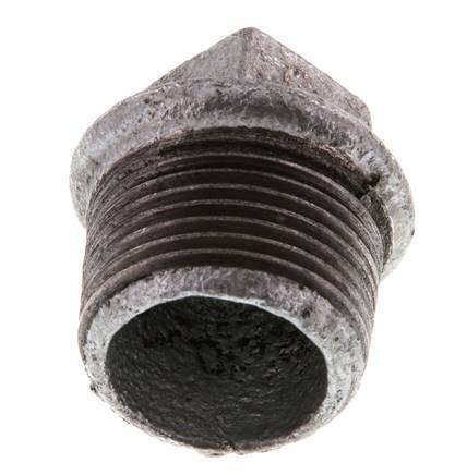 Plug R3/4'' Malleable cast iron with External Square 25bar (351.25psi) [5 Pieces]