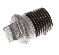 Plug R1/4'' Malleable cast iron with External Square 25bar (351.25psi) [10 Pieces]